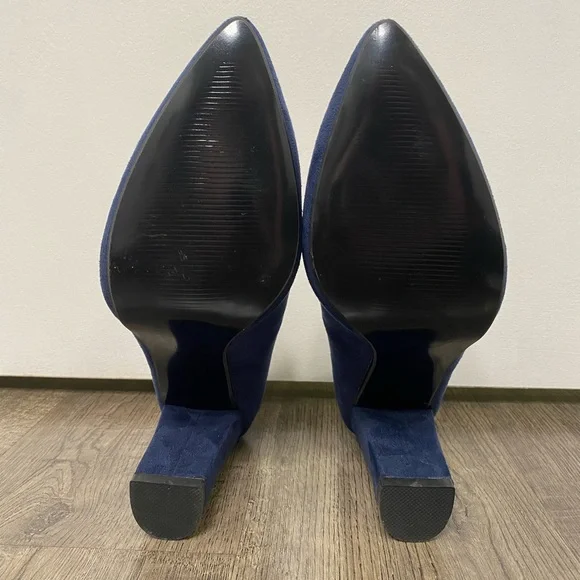 Idifu Blue Suede Heels, Women’s size 8.5 - Picture 4 of 6